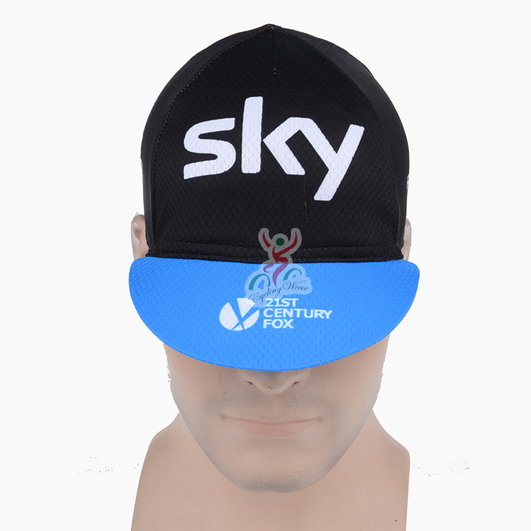 2015 Sky Cappello Ciclismo Nero